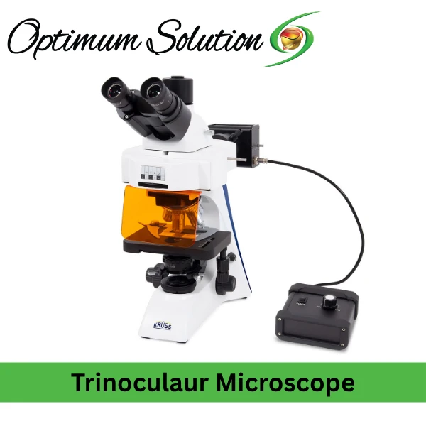 Trinocular Fluorescence Microscope MBL4000-T-F-LED: Compound Microscope – 4X–100X Objectives and 1000X Magnificationar Microscope Kit MBL4000-T-LED-SET: Compound Microscope with Camera – 4X–10