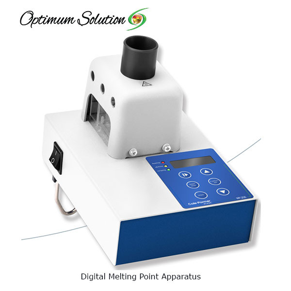Melting Point Apparatus: Digital Melting Point Tester – Ambient to 300°C, 0.1°C Resolution