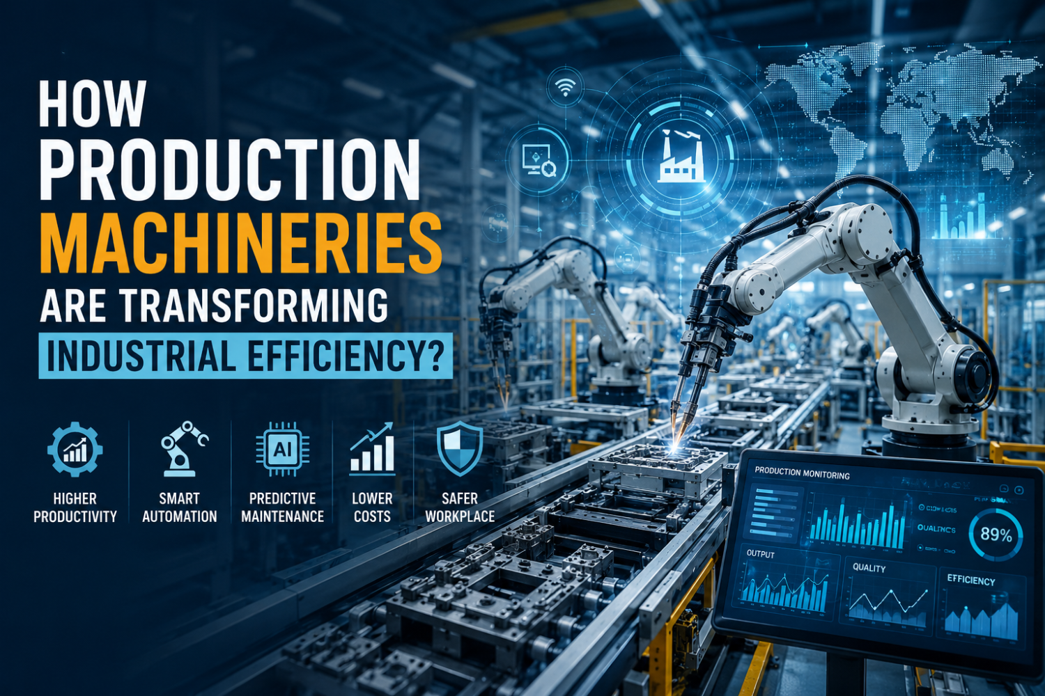 How Production Machineries Are Transforming Industrial Efficiency?