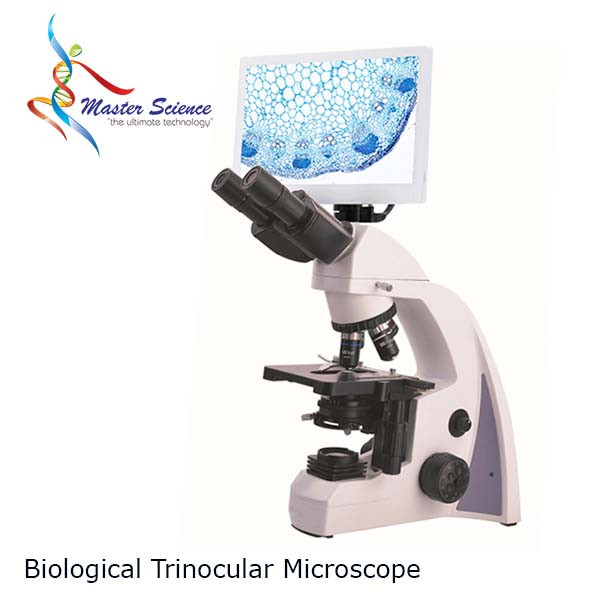 Biological Microscope: High-Resolution Trinocular Microscope – the microscope integrated with 5-megapixel Camera