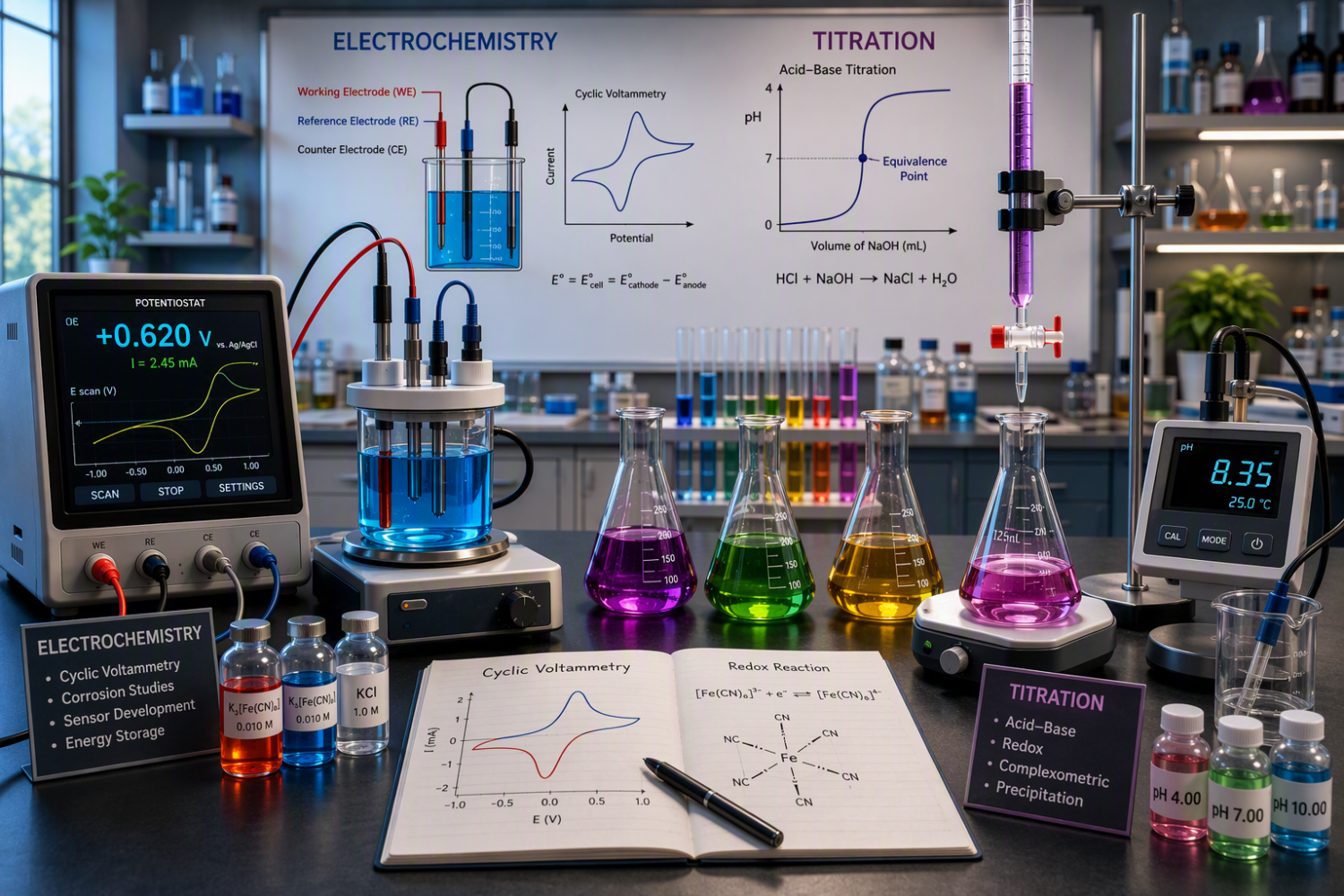 The Role of Electrochemistry & Titration in Modern Analytical Chemistry