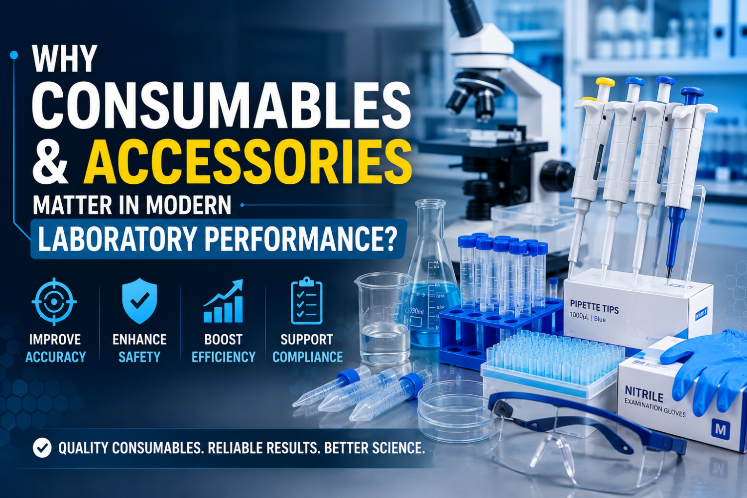Why Consumables & Accessories Matter in Modern Laboratory Performance?