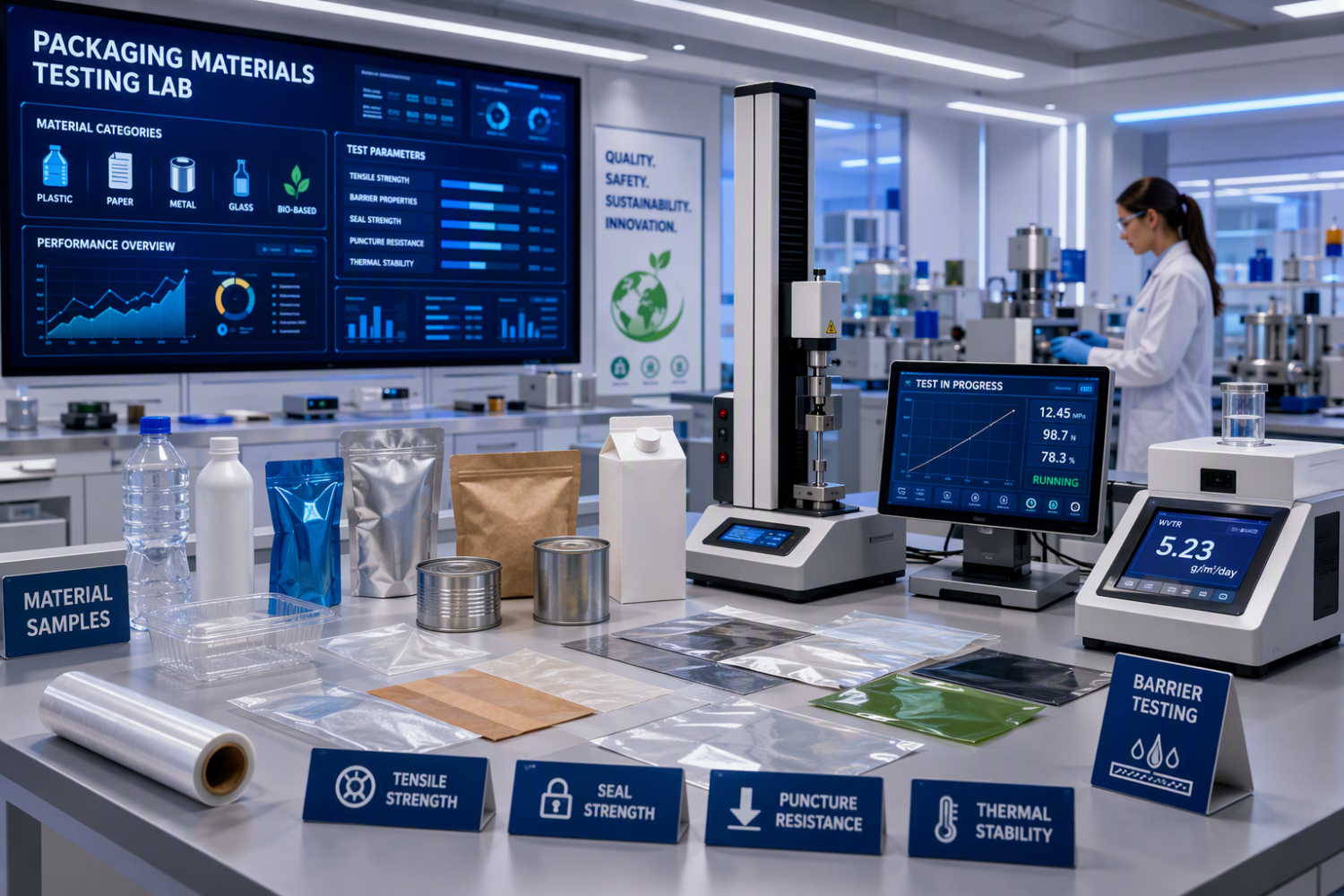 How Packaging Material Testing Instruments Ensure Product Safety and Compliance?