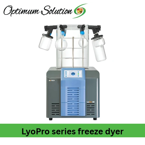 Laboratory Freeze Dryer: LyoPro Lyophilizer System – -90°C Condenser, 4kg to 12kg Ice Capacity