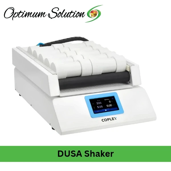 DUSA Shaker DTS 100i: Delivered Dose Uniformity Shaker – 20–200 RPM Speed and 10-Tube Capacity