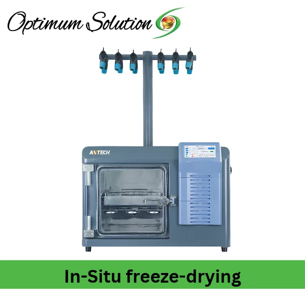 In-Situ Freeze Dryer: LyoCubic Laboratory Lyophilizer – -90°C Condenser, 4kg Ice Capacity