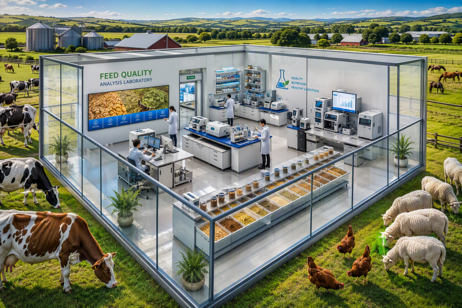 Why a Feed Quality Laboratory Is Essential for Modern Animal Nutrition?
