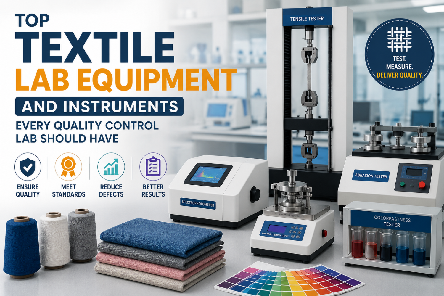 Top Textile Lab Equipment and Instruments Every Quality Control Lab Should Have