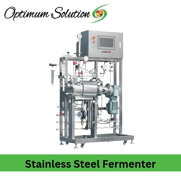 Stainless Steel Fermenter: Pilot Bioreactor System – 20L to 50L Capacity, ±0.1°C Accuracy