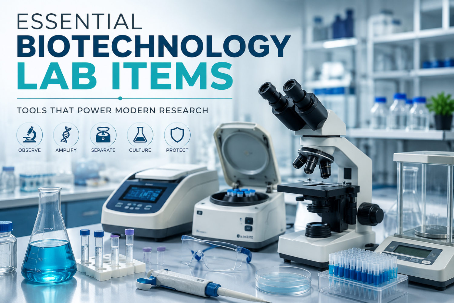 Essential Biotechnology Lab Items and Their Applications in Modern Research